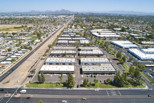 Commercial Real Estate Aerial Photography Phoenix